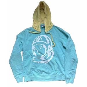 Billionaire Boys Club Hoodie Mens L Blue Teal BBC OG Logo Pastel Pullover Hoodie